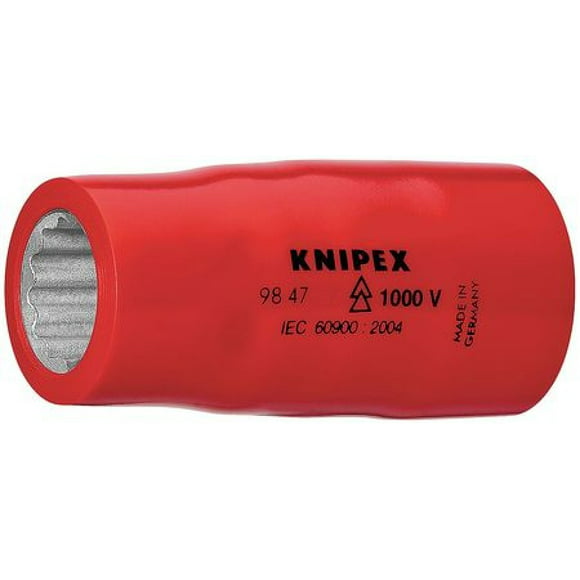 KNIPEX 98 49 05 1,000V Insulated-1/2 Drive Socket Wrench Knipex Tools LP 